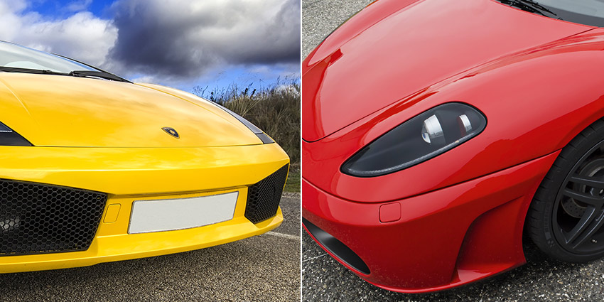 Ferrari vs Lamborghini bild