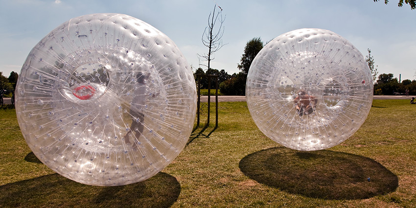 Zorbing bild